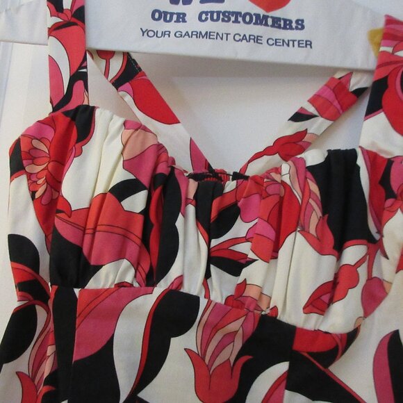 Cache Size 4 Summer Floral Dress / Worn 1 Time - Picture 2 of 4